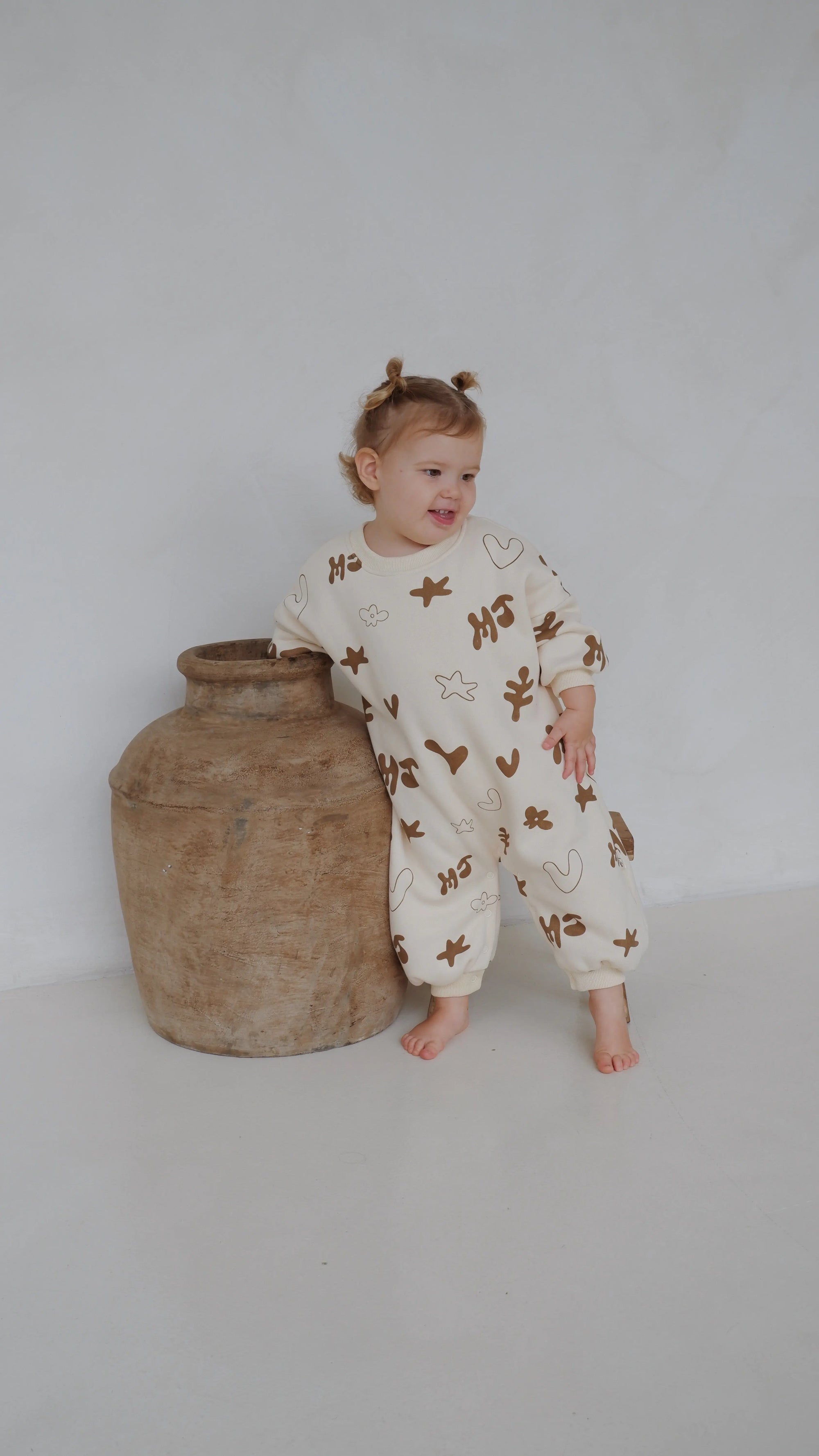 MJ Fleecey Romper - Chocolate MYLA JANE