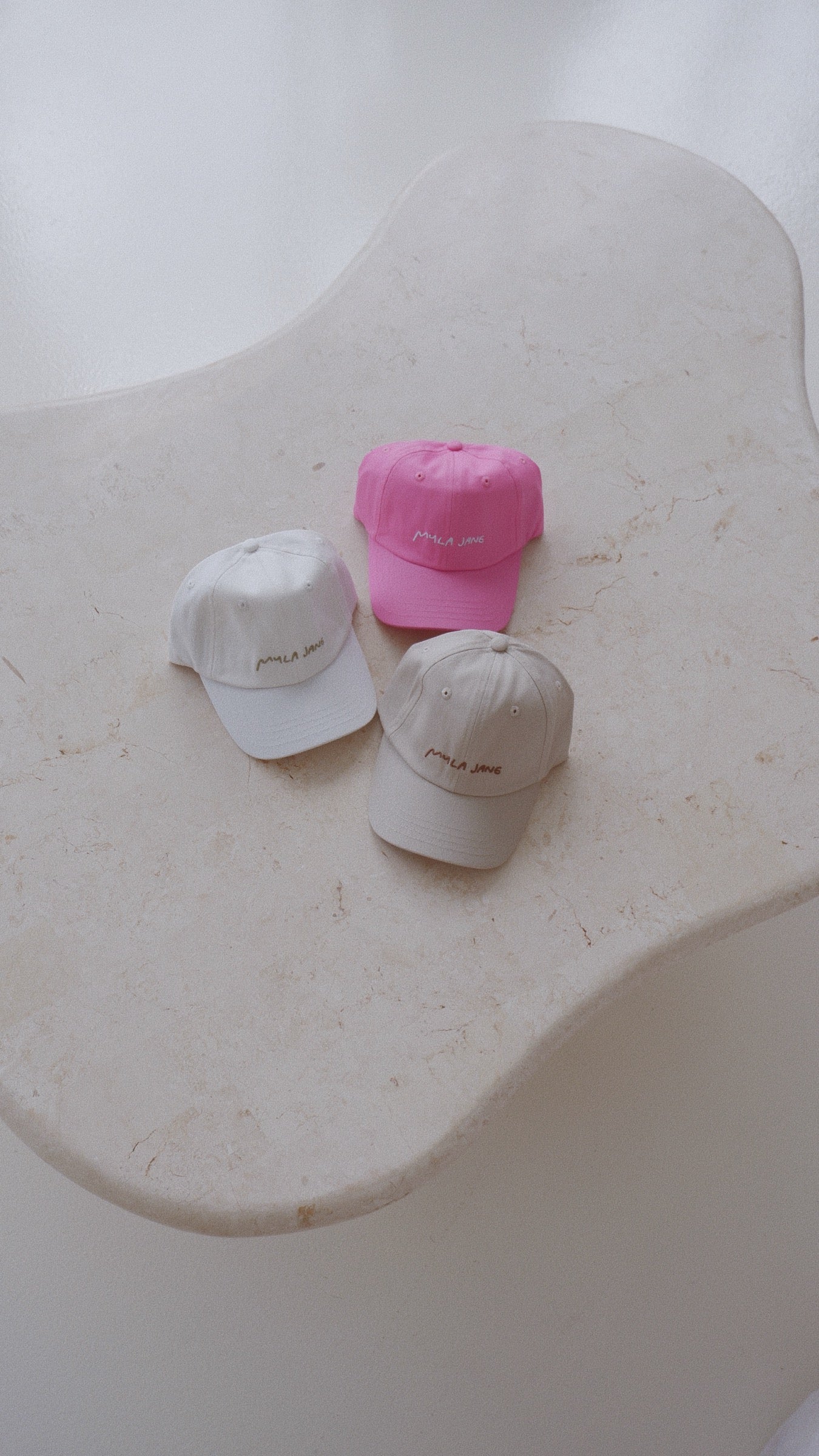 Dad Cap - White/Pear MYLA JANE