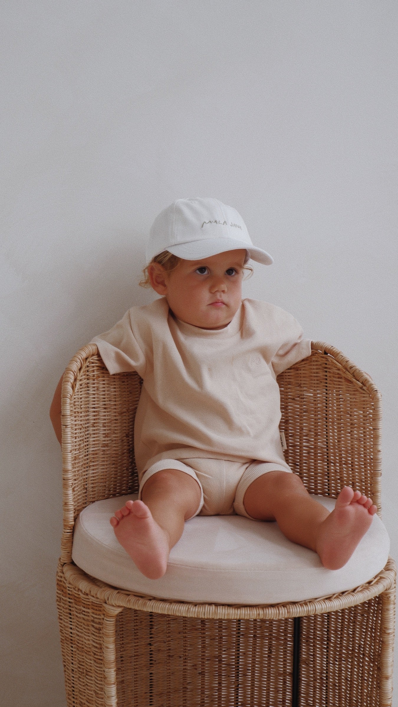 Dad Cap - White/Pear MYLA JANE