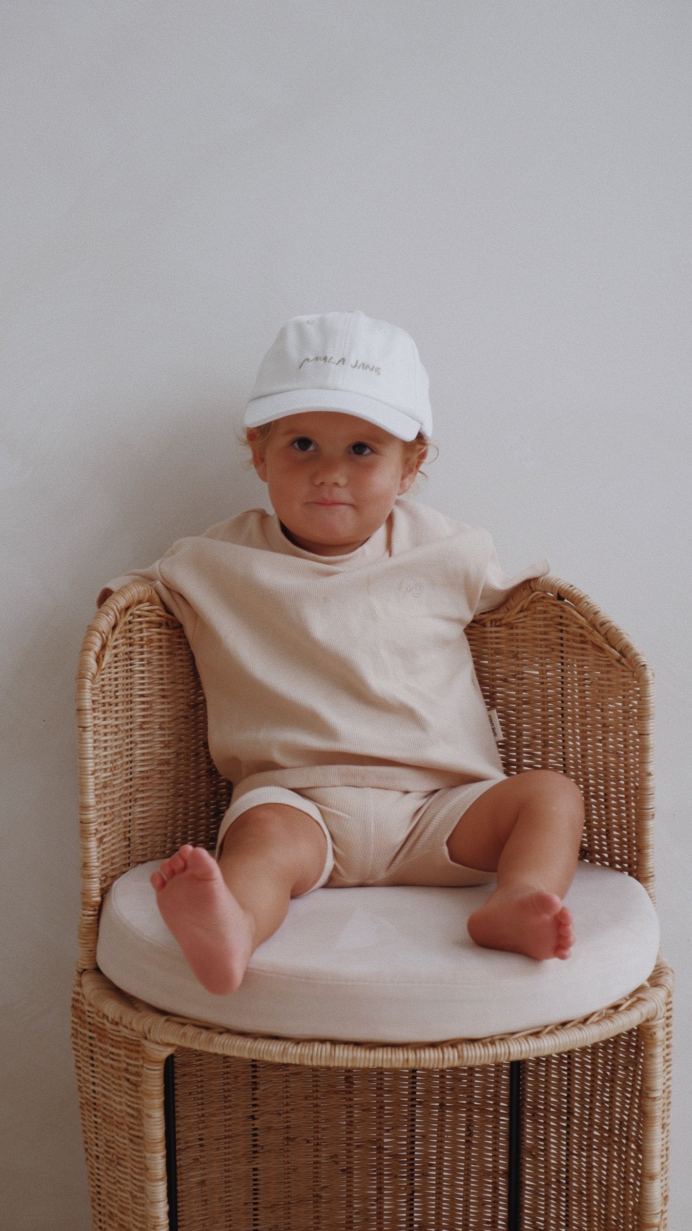 Dad Cap - White/Pear MYLA JANE