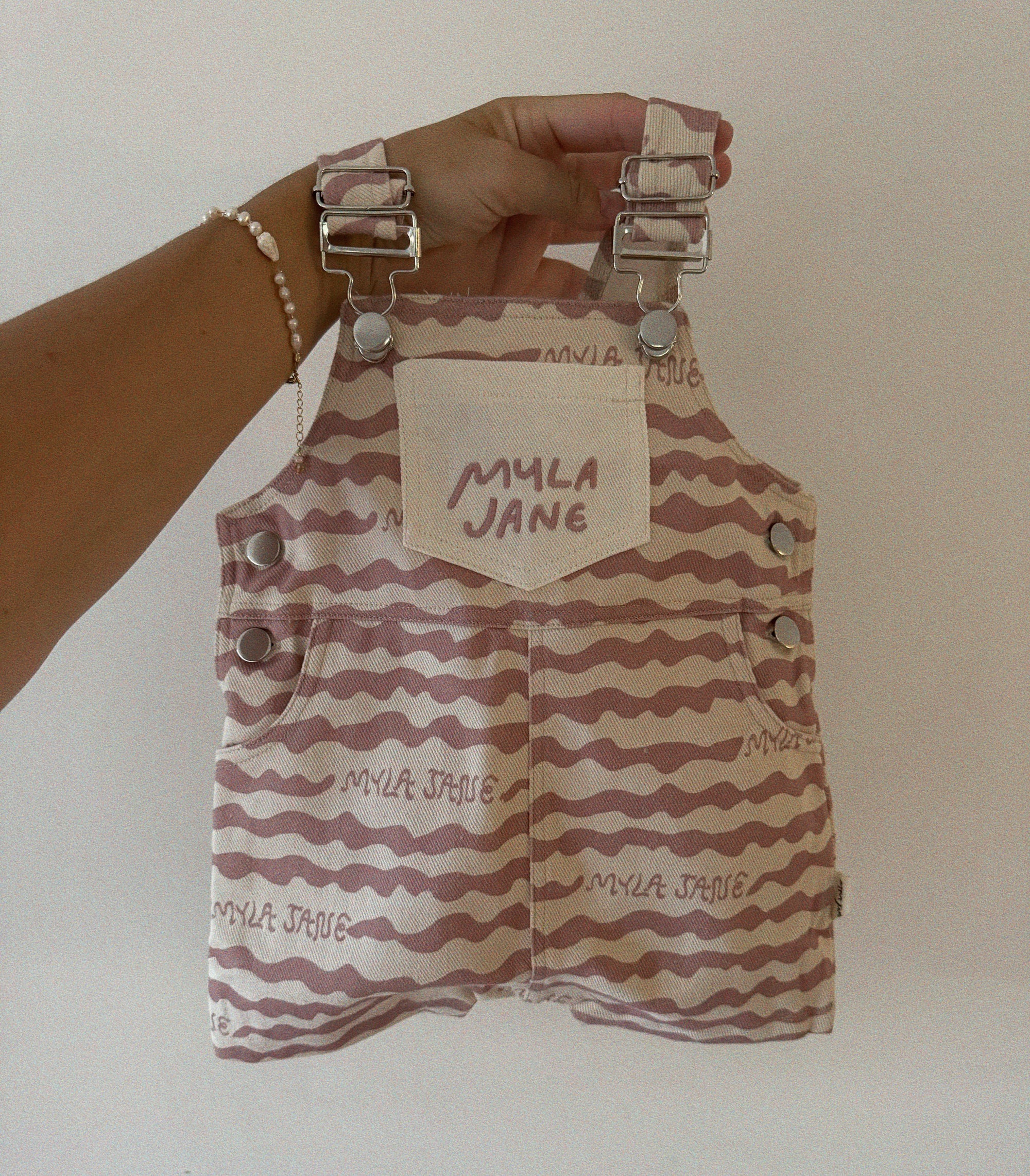 Seashell Pink Overalls MYLA JANE