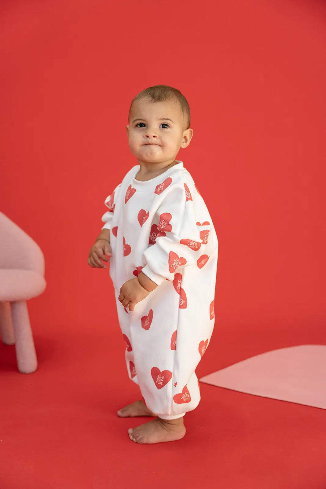 Homebody Heart Romper - White MYLA JANE