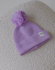 Paradiso Pom Pom Beanie - Lavender MYLA JANE