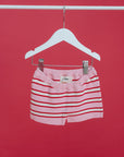 Rib Knit Shorts - Pink