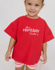 Homebody Club Tee - Red/Pink