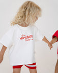 Homebody Club Tee - White/Red