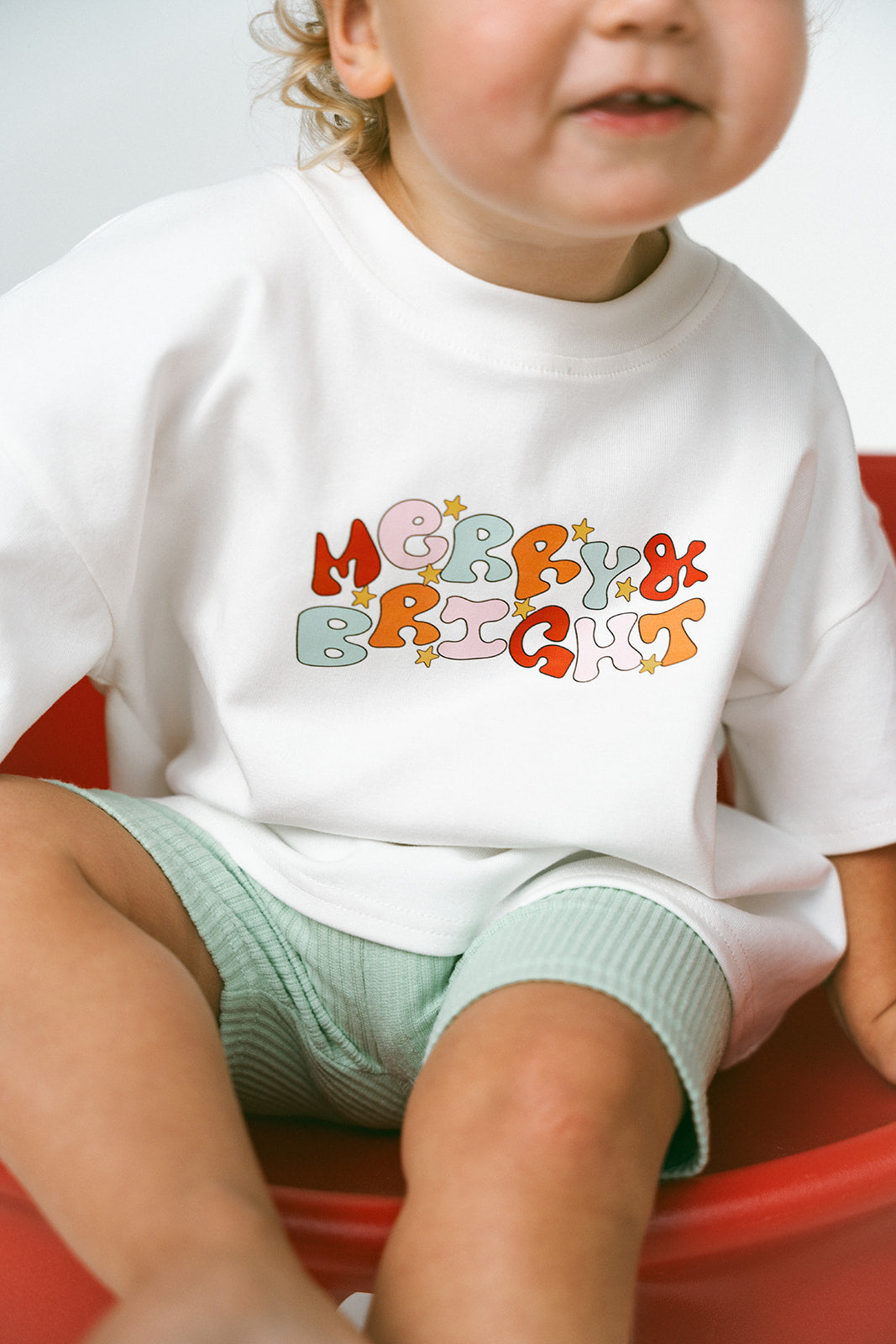 Merry & Bright - Logo Oversized Tee