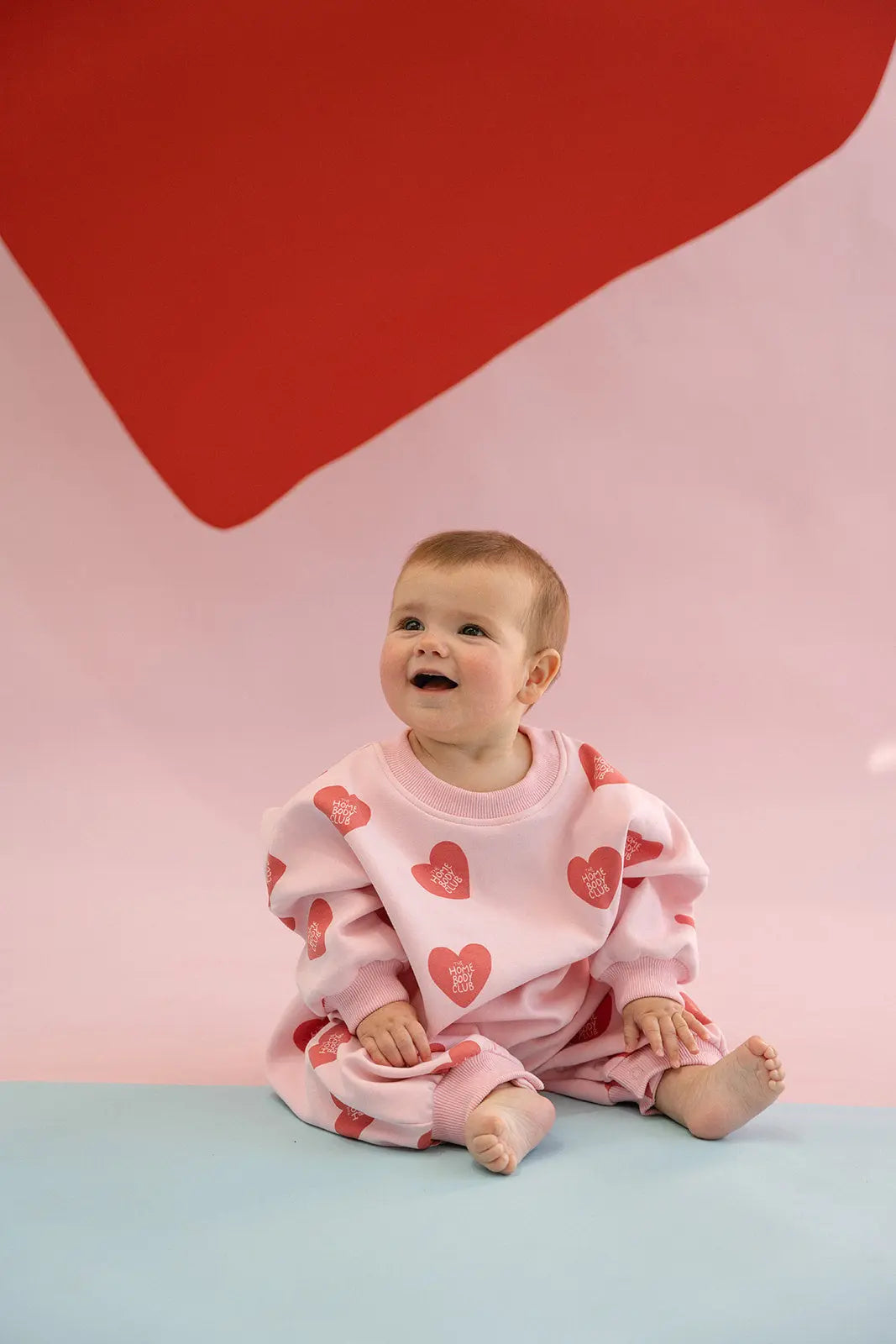 Homebody Heart Romper - Pink MYLA JANE