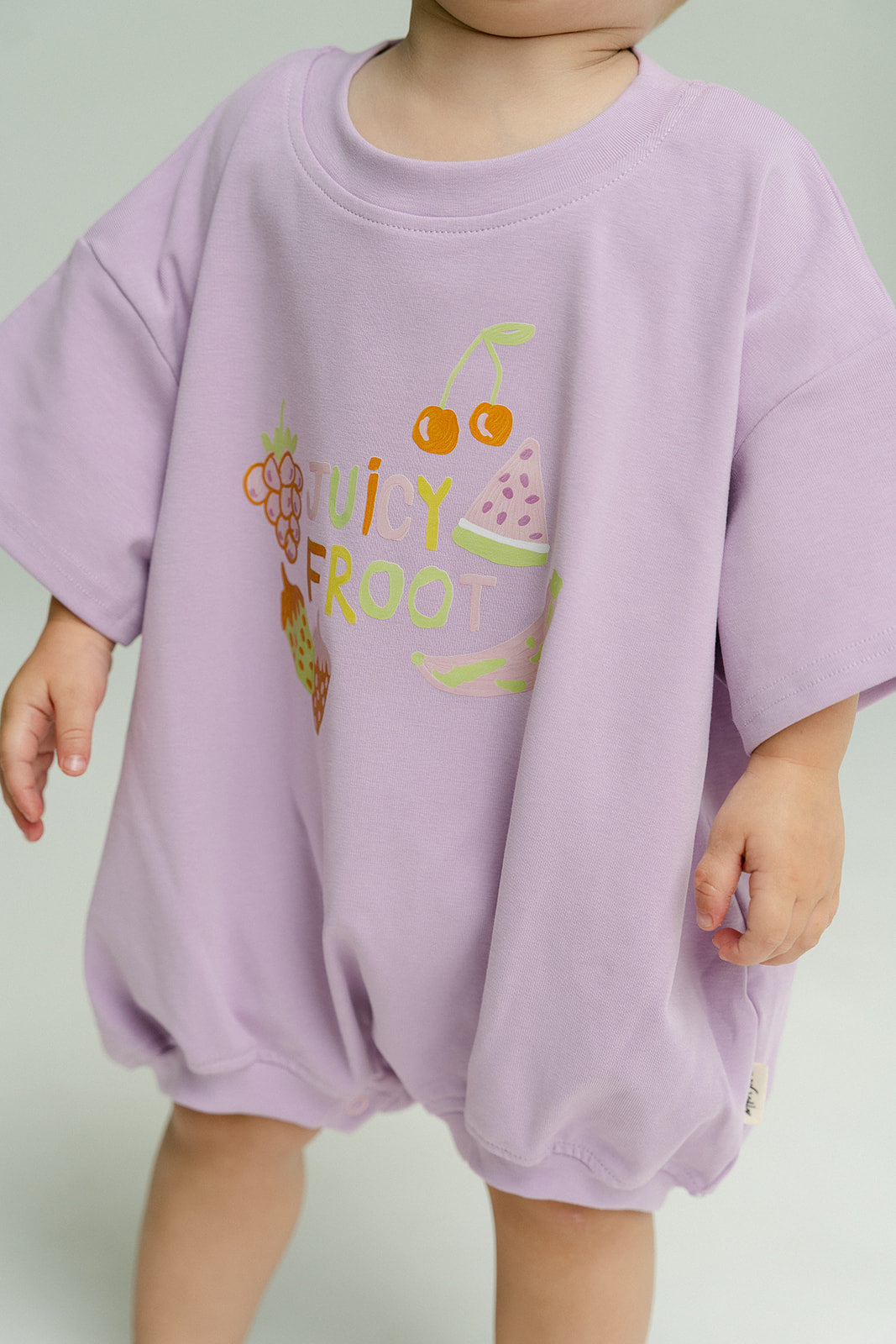 Juicy Froot T-Shirt Romper - Grape