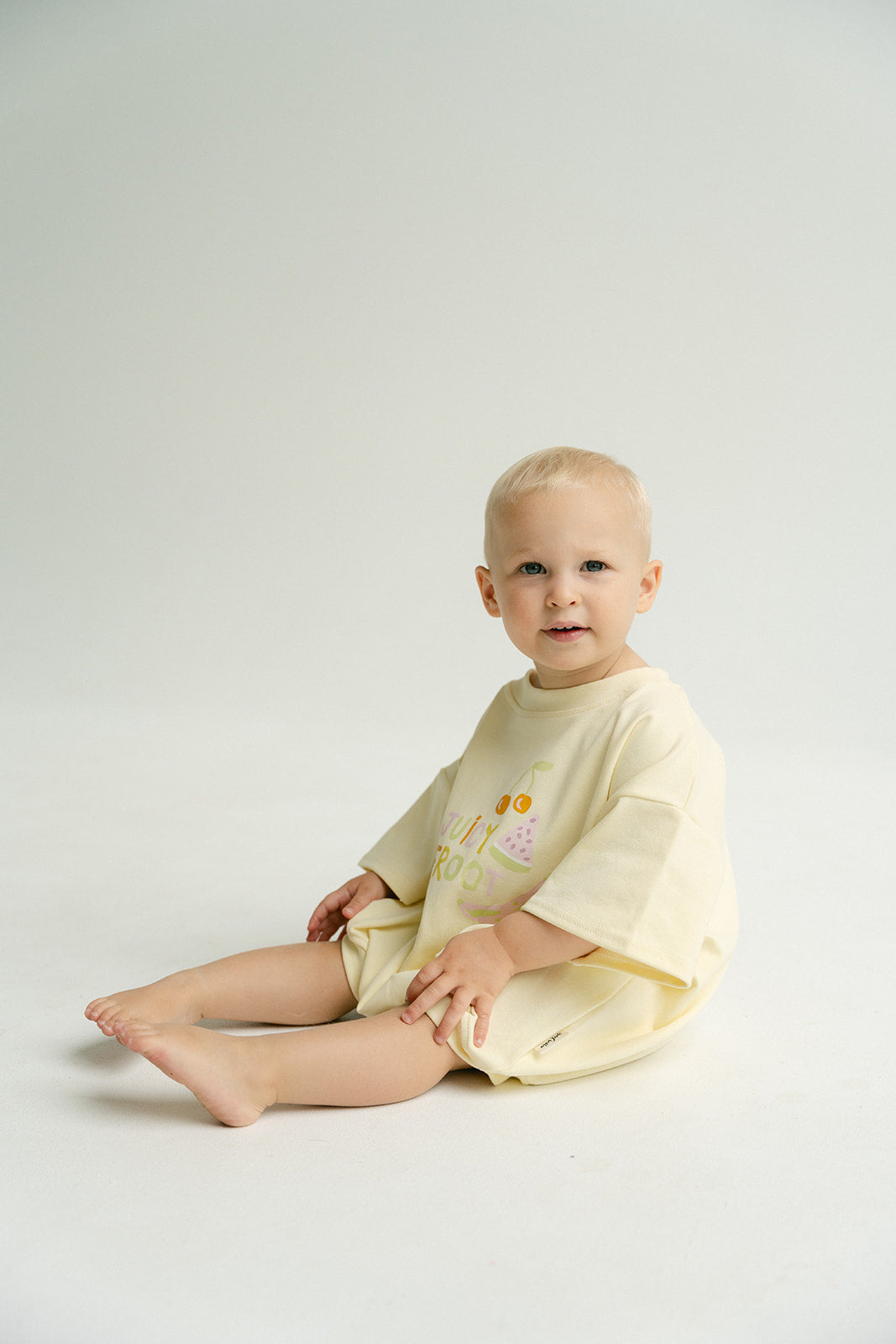 Juicy Froot T-Shirt Romper - Lemon