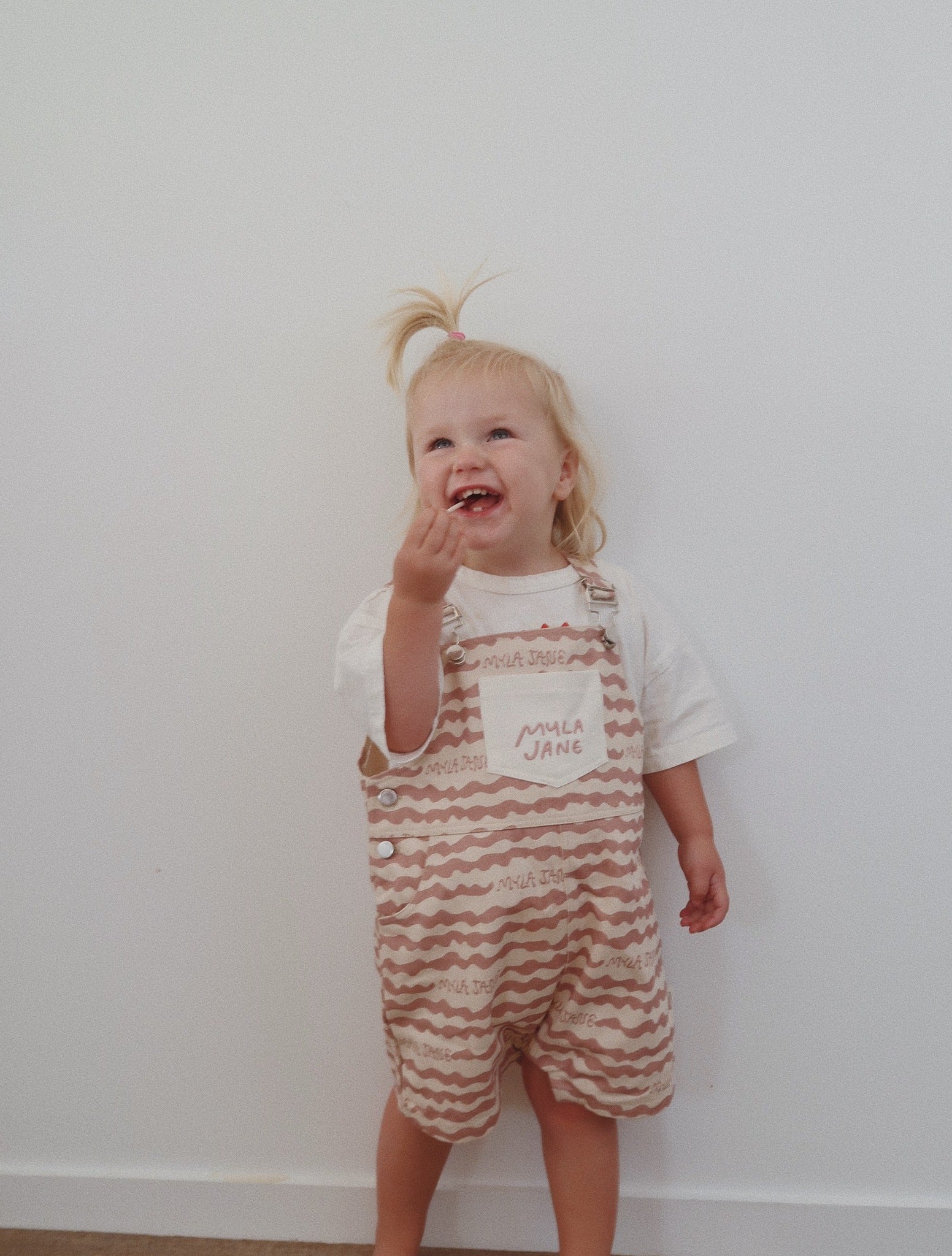 Seashell Pink Overalls MYLA JANE