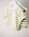 Stripe Knit Tee - Pistachio MYLA JANE